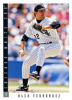 #412 Alex Fernandez - Chicago White Sox - 1993 Score Baseball