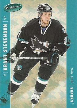 #412 Grant Stevenson - San Jose Sharks - 2005-06 Parkhurst Hockey