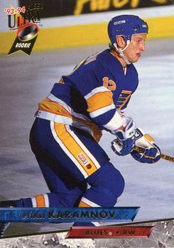 #412 Vitali Karamnov - St. Louis Blues - 1993-94 Ultra Hockey