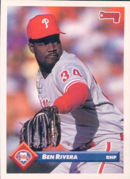 #412 Ben Rivera - Philadelphia Phillies - 1993 Donruss Baseball