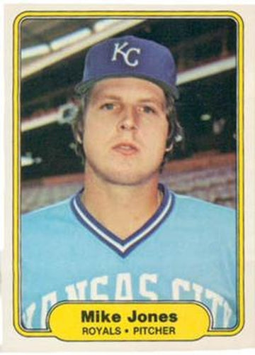 #412 Mike Jones - Kansas City Royals - 1982 Fleer Baseball