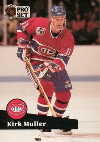 #412 Kirk Muller - 1991-92 Pro Set Hockey