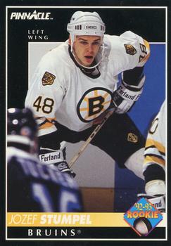 #412 Jozef Stumpel - Boston Bruins - 1992-93 Pinnacle Canadian Hockey