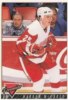 #412 Darren McCarty - Detroit Red Wings - 1993-94 Topps Premier Hockey