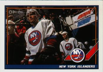 #412 New York Islanders - New York Islanders - 1991-92 O-Pee-Chee Hockey