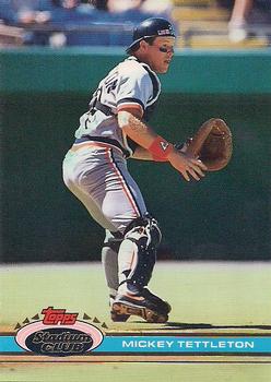 #412 Mickey Tettleton - Detroit Tigers - 1991 Stadium Club Baseball