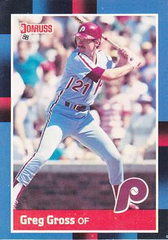 #412 Greg Gross - Philadelphia Phillies - 1988 Donruss Baseball