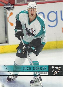 #412 Josh Gorges - San Jose Sharks - 2006-07 Upper Deck Hockey