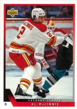 #412 Al MacInnis - Calgary Flames - 1993-94 Upper Deck Hockey