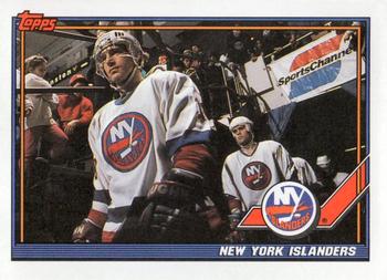 #412 New York Islanders - New York Islanders - 1991-92 Topps Hockey