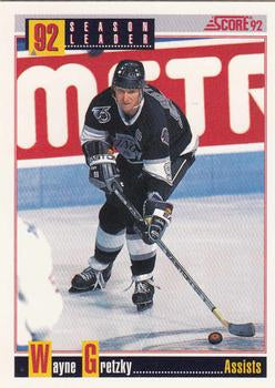 #412 Wayne Gretzky - Los Angeles Kings - 1992-93 Score USA Hockey