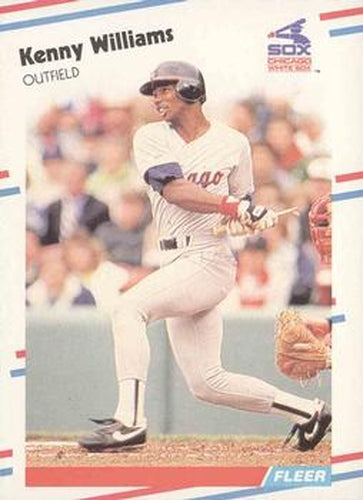 #412 Kenny Williams - Chicago White Sox - 1988 Fleer Baseball