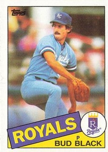 #412 Bud Black - Kansas City Royals - 1985 Topps Baseball