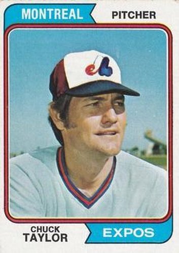 #412 Chuck Taylor - Montreal Expos - 1974 Topps Baseball