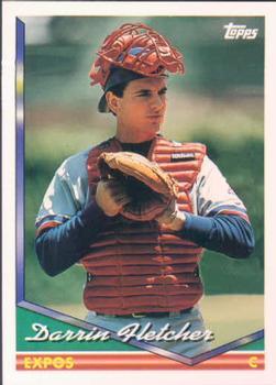 #412 Darrin Fletcher - Montreal Expos - 1994 Topps Baseball