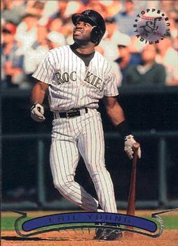 #412 Eric Young - Colorado Rockies - 1996 Stadium Club Baseball