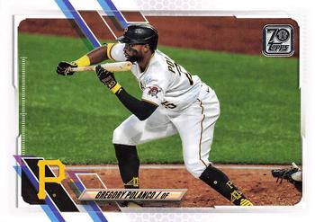 #412 Gregory Polanco - Pittsburgh Pirates - 2021 Topps Baseball