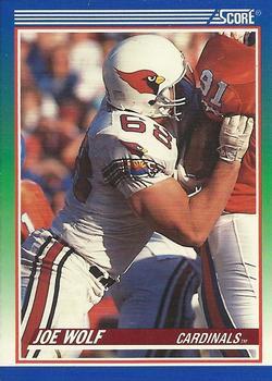 #412 Joe Wolf - Phoenix Cardinals - 1990 Score Football