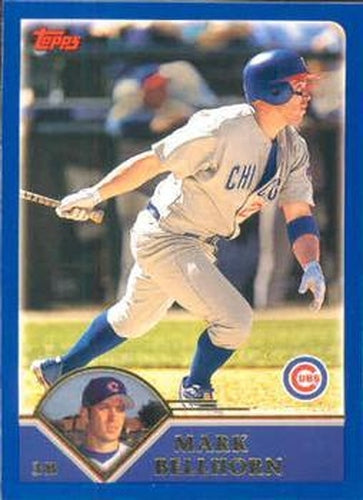 #412 Mark Bellhorn - Chicago Cubs - 2003 Topps Baseball