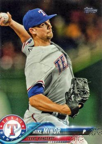 #412 Mike Minor - Texas Rangers - 2018 Topps Baseball