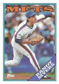 #412 Randy Myers - New York Mets - 1988 Topps Baseball