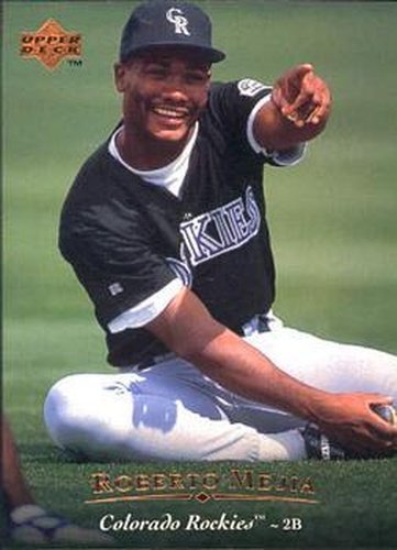 #412 Roberto Mejia - Colorado Rockies - 1995 Upper Deck Baseball