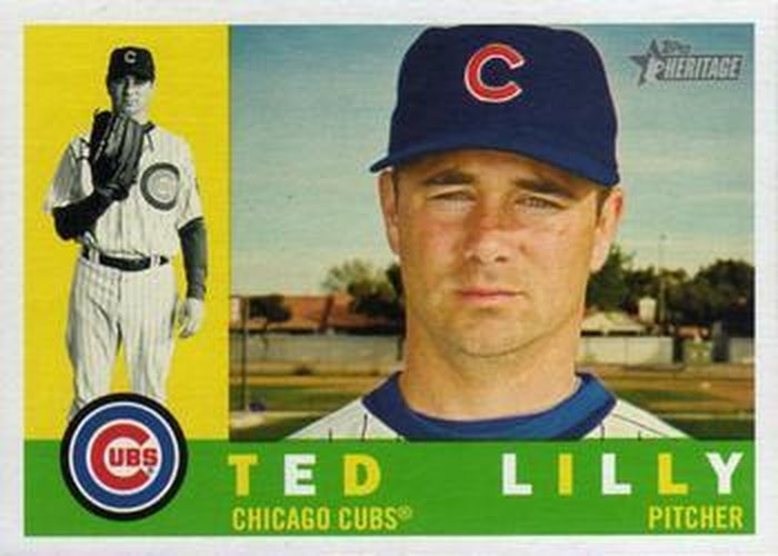 #412 Ted Lilly - Chicago Cubs - 2009 Topps Heritage Baseball