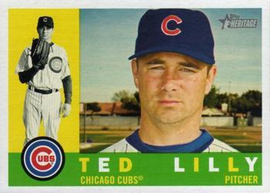 #412 Ted Lilly - Chicago Cubs - 2009 Topps Heritage Baseball