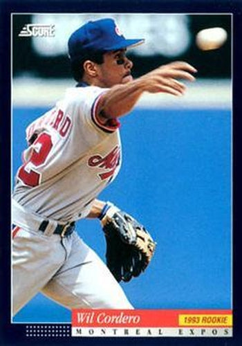 #412 Wil Cordero - Montreal Expos -1994 Score Baseball