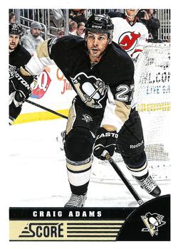 #412 Craig Adams - Pittsburgh Penguins - 2013-14 Score Hockey