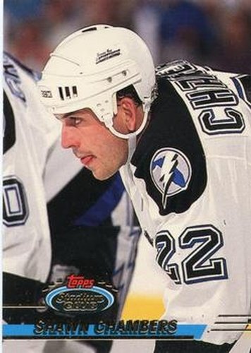 #412 Shawn Chambers - Tampa Bay Lightning - 1993-94 Stadium Club Hockey