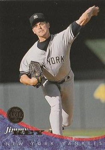 #412 Jimmy Key - New York Yankees - 1994 Leaf Baseball