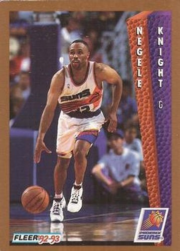 #412 Negele Knight - Phoenix Suns - 1992-93 Fleer Basketball