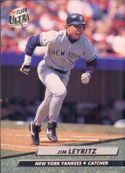 #412 Jim Leyritz - New York Yankees - 1992 Ultra Baseball