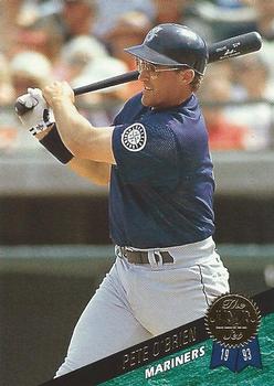 #412 Pete O'Brien - Seattle Mariners - 1993 Leaf Baseball