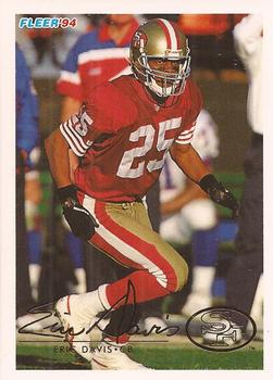 #412 Eric Davis - San Francisco 49ers - 1994 Fleer Football