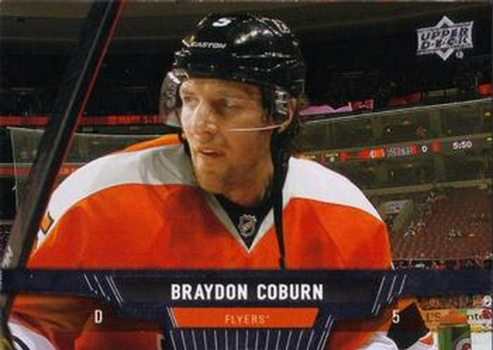 #412 Braydon Coburn - Philadelphia Flyers - 2013-14 Upper Deck Hockey