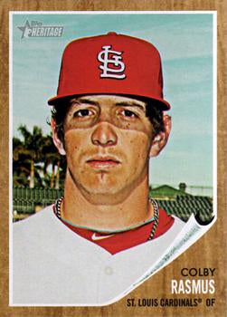 #412 Colby Rasmus - St. Louis Cardinals - 2011 Topps Heritage Baseball
