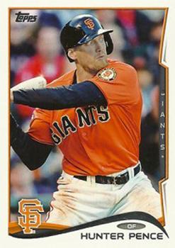 #412c Hunter Pence - San Francisco Giants - 2014 Topps Baseball