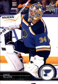 #413 Jake Allen - St. Louis Blues - 2014-15 Upper Deck Hockey