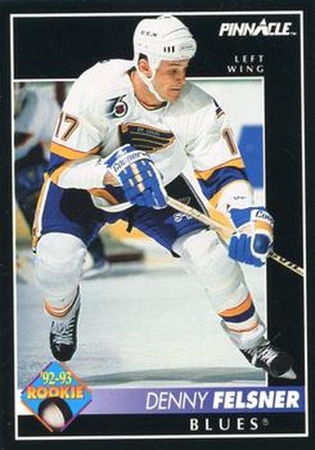 #413 Denny Felsner - St. Louis Blues - 1992-93 Pinnacle Canadian Hockey