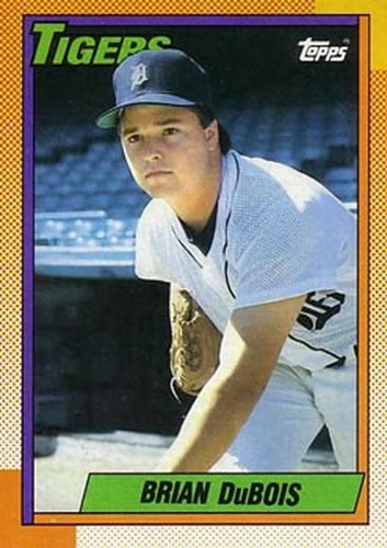 #413 Brian DuBois - Detroit Tigers - 1990 Topps Baseball