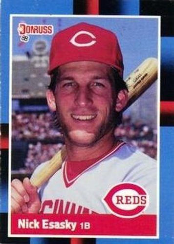 #413 Nick Esasky - Cincinnati Reds - 1988 Donruss Baseball