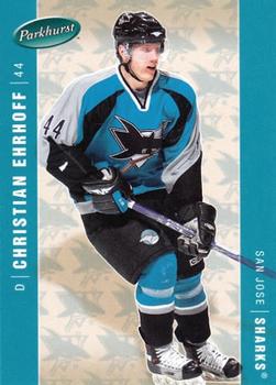 #413 Christian Ehrhoff - San Jose Sharks - 2005-06 Parkhurst Hockey