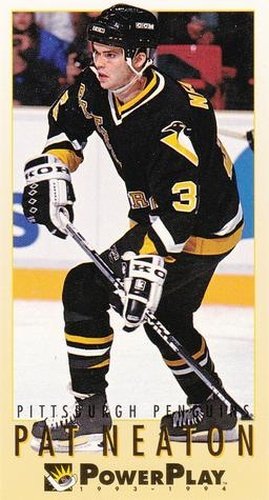 #413 Pat Neaton - Pittsburgh Penguins - 1993-94 Fleer PowerPlay Hockey