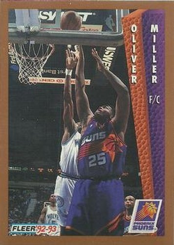 #413 Oliver Miller - Phoenix Suns - 1992-93 Fleer Basketball