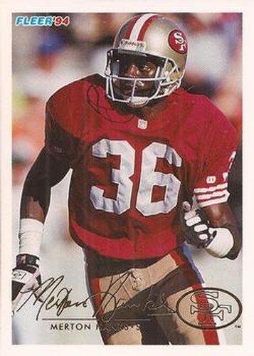 #413 Merton Hanks - San Francisco 49ers - 1994 Fleer Football