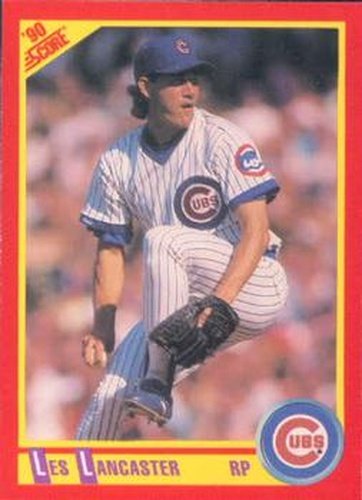 #413 Les Lancaster - Chicago Cubs - 1990 Score Baseball