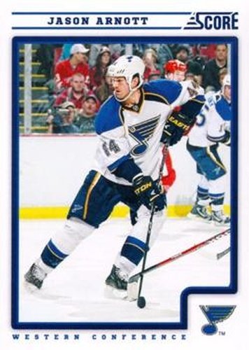 #413 Jason Arnott - St. Louis Blues - 2012-13 Score Hockey