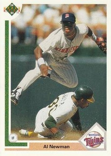 #413 Al Newman - Minnesota Twins - 1991 Upper Deck Baseball